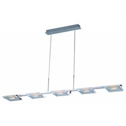 Fantasia Carax pendant light LED chrome dimmable 1210mm