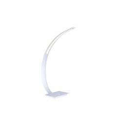Desk lamp LED design white or black bended 5,4W 500mm high