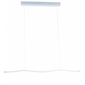 Fantasia Fantasia Groove LED-Pendelleuchte aus weißem Aluminium, gewelltes Profil, 1040 mm lang, 16,8W, 1512 Lumen, 2800K warmweiß
