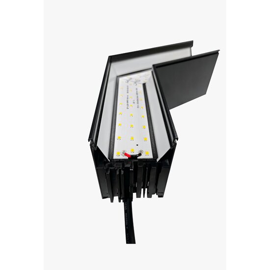 Hanglamp pendel zwart 150cm 48W WW of NW of CW