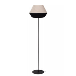 Lucide KALA - Lámpara de pie - Ø 40 cm - 1xE27 - Gris topo