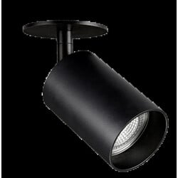 Foco empotrable Tabore negro aluminio, orientable, GU10 (bombilla excl.)
