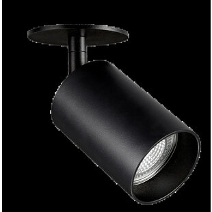 Spot encastrable noir Tabore 1L avec tube GU10 (excl)