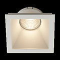 Fantasia Fantasia TETIZ vierkante inbouwspot, wit aluminium, GU10 fitting, IP20, inbouwmaat 80x80mm