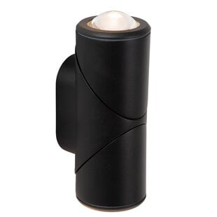 Lucide ERIN - Wall Spot / Wall Lamp Indoor/Outdoor - LED - 2x5W 2700K - IP65 - Black