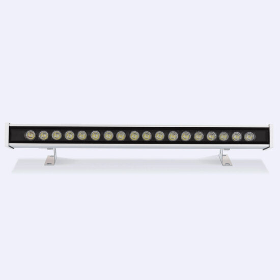 Lange LED bar 38W 1m zwart-donkergrijs