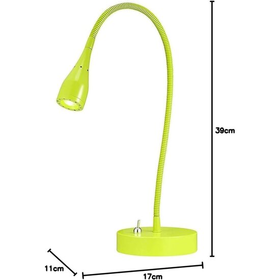 Nordlux 75525023 Mento Tischleuchte, 3 W, LED, Grün [Energieklasse A]