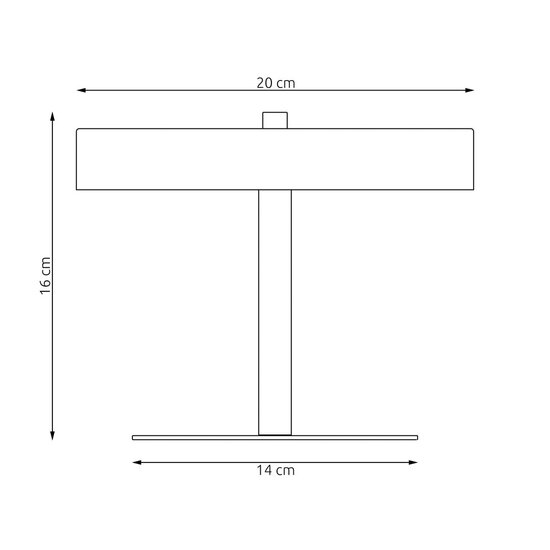 Emibig Emibig MOGU LN2 BL - Scandinavian Table Lamp with Minimalist Design