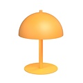 Emibig Emibig LOTUS 6 BL MUSTARD - Glamour Deckenlampe mit orangefarbener Schirm