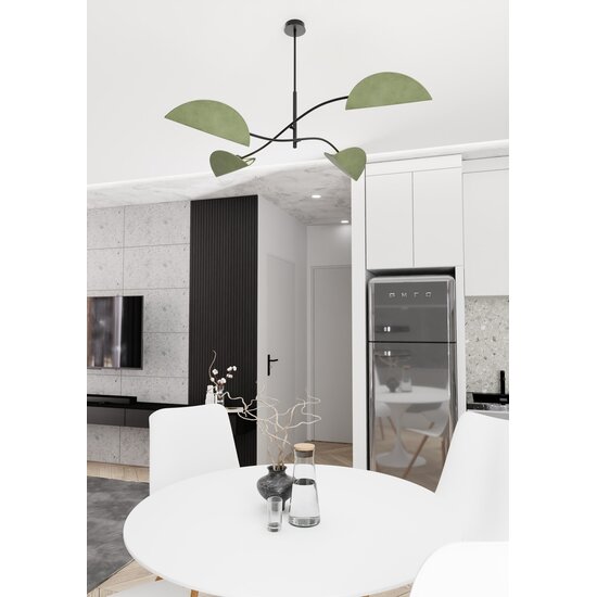 Emibig Emibig LOTUS 4 BL NATURAL - Stilvolle Deckenlampe mit einzigartigen Materialien