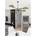 Emibig Emibig LOTUS 6 BL NATURAL - Deckenlampe im Japandi-Stil mit 6 Fassungen