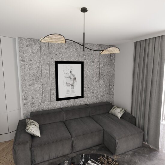 Emibig Emibig SOLIS 1L OR - Minimalistische Hanglamp met Oranje Kleur