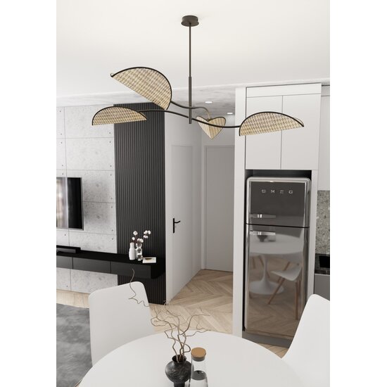 Emibig Emibig SOLIS 1S WH - Lampe Suspendue Minimaliste en Acier Revêtu de Poudre