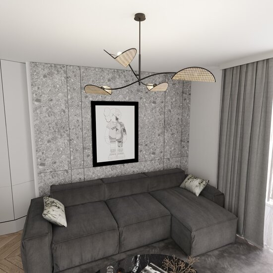 Emibig Emibig SOLIS 1S WH - Lampe Suspendue Minimaliste en Acier Revêtu de Poudre