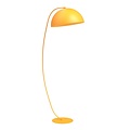 Emibig Emibig LUNARO 1L BL ORANGE - Lampe Suspendue Industrielle avec Abat-jour Orange