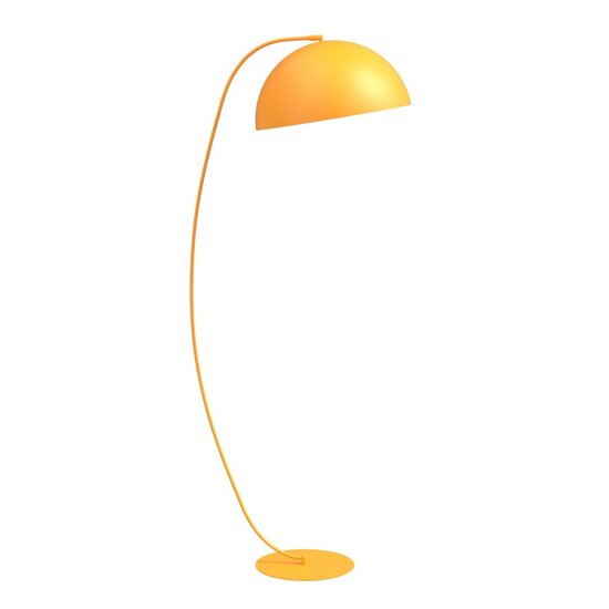 Emibig Emibig LUNARO 1L BL ORANGE - Lampe Suspendue Industrielle avec Abat-jour Orange
