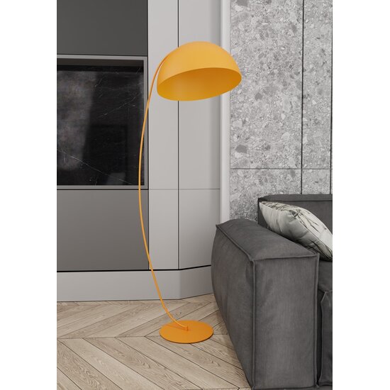 Emibig Emibig LUNARO 1L BL ORANGE - Stilvolle industrielle Pendelleuchte für jeden Raum