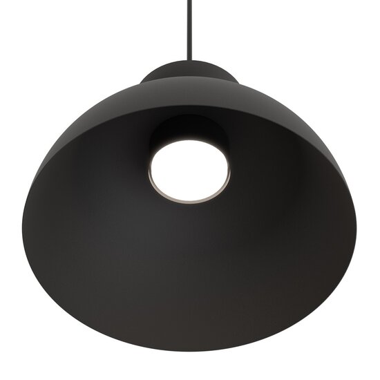 Emibig Emibig LUNARO 1L BL WHITE/BLACK - Lampe suspendue élégante au style industriel
