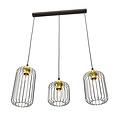 Emibig Emibig VANDER 3 BL GOLD Hanglamp - Industriële stijl voor elke ruimte