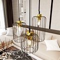 Emibig Emibig VANDER 3PREM BL GOLD Pendant Lamp - Industrial Style for Any Space