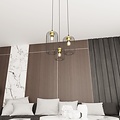 Emibig Emibig VANDER 3PREM BL GOLD Pendant Lamp - Industrial Style for Any Space