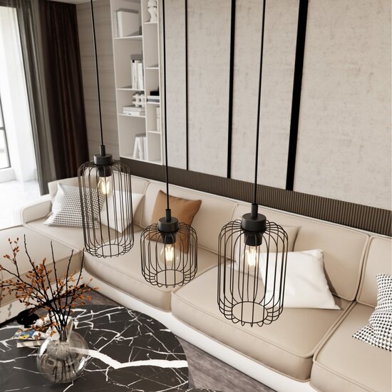 Emibig Emibig VANDER 3 BL - Stylish Industrial Pendant Lamp for Any Space