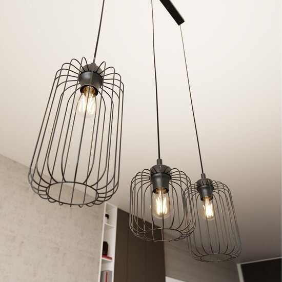 Emibig Emibig VANDER 3 BL - Stylish Industrial Pendant Lamp for Any Space