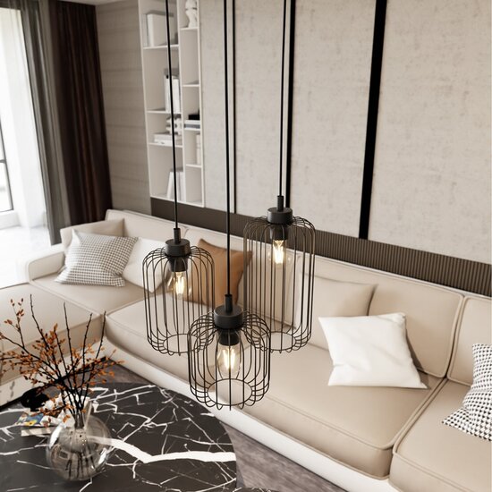 Emibig Emibig VANDER 3PREM BL - Industrial Pendant Lamp for Stylish Spaces