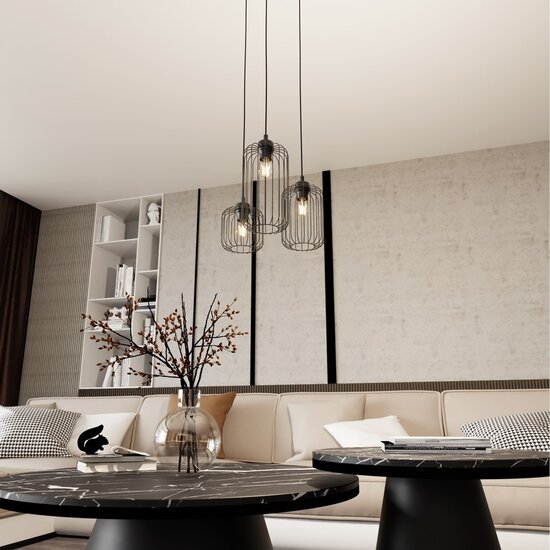 Emibig Emibig VANDER 3PREM BL - Industrial Pendant Lamp for Stylish Spaces