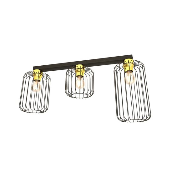 Emibig Emibig BARN 3 BL GOLD - Lampe de plafond industrielle pour tous les espaces