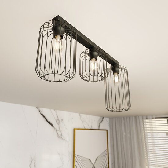 Emibig Emibig BARN 3 BL - Stylish Industrial Ceiling Lamp for Any Space
