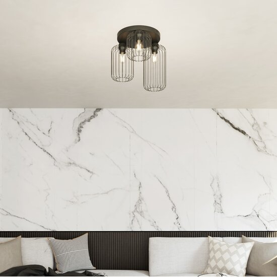 Emibig Emibig BARN 3PREM BL - Stylish Industrial Ceiling Lamp for Any Room