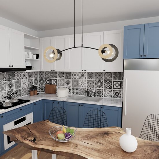 Emibig Emibig SKIVA 2 BL Pendelleuchte - Skandinavisches Design für Jeden Raum