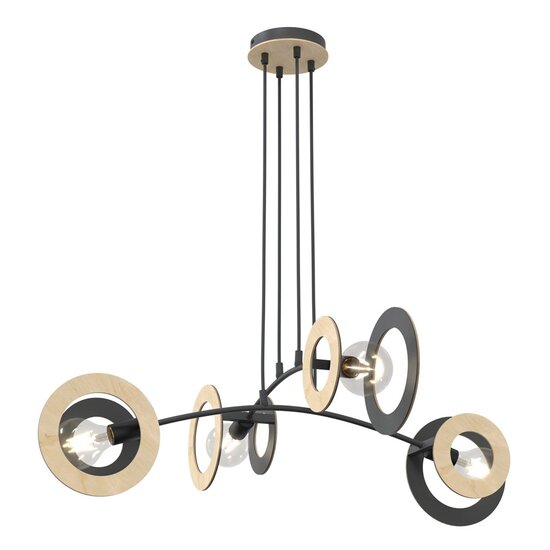 Emibig Emibig SKIVA 4 BL Lámpara Colgante - Diseño Escandinavo para Cualquier Espacio