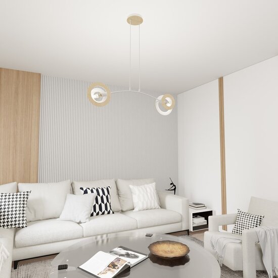 Emibig Emibig SKIVA 2 WH Pendelleuchte - Skandinavisches Design für Jeden Raum