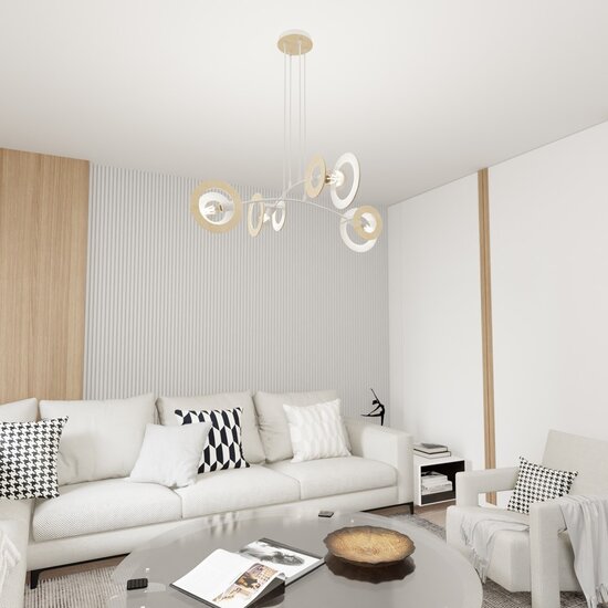 Emibig Emibig SKIVA 4 WH Pendelleuchte - Skandinavisches Design für Jeden Raum