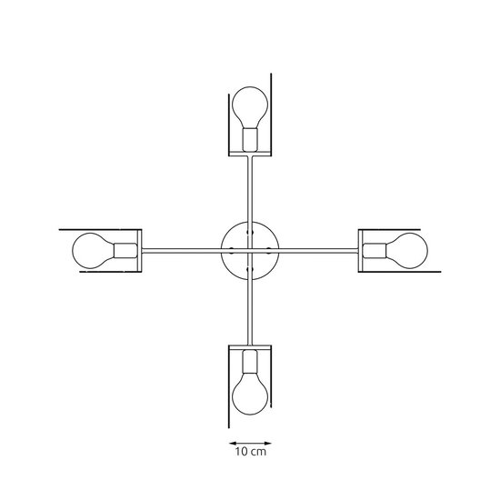 Emibig Emibig XOTIC 4 BL Lámpara Colgante - Estilo moderno para cualquier espacio