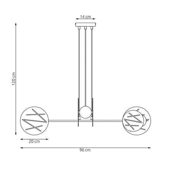Emibig Emibig XOTIC 4 WH Pendelleuchte - Moderner Stil für jeden Raum