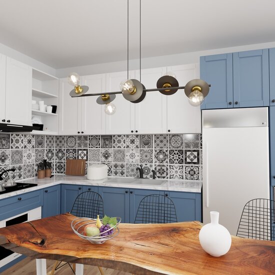 Emibig Emibig TOKEN 6 BL GOLD Lámpara Colgante - Estilo moderno para cualquier espacio