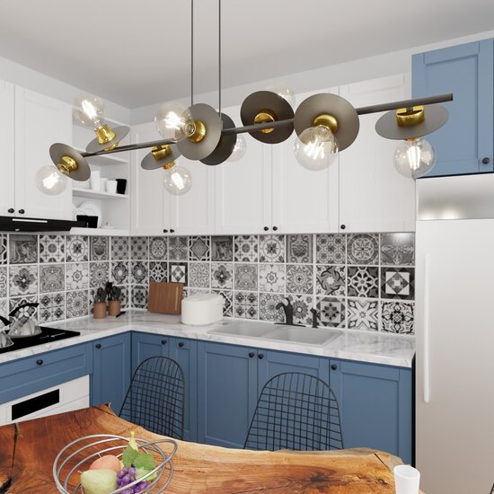 Emibig Emibig TOKEN 8 BL GOLD Suspension - Design Moderne pour Tous les Espaces