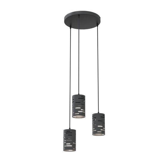 Emibig Emibig TANK 3PREM BL Hanglamp - Industriële stijl voor elke ruimte