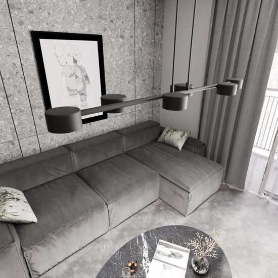 Emibig Emibig KURAGE 6 BL - Moderne Deckenlampe für stilvolle Beleuchtung