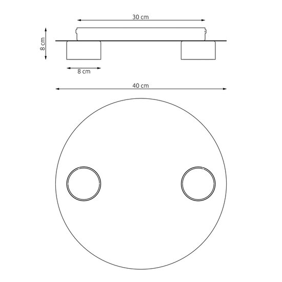 Emibig Emibig NATSU K2 BL Wandleuchte - Moderner Stil für jeden Raum