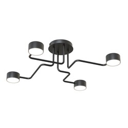 Emibig ENSO 4 BL - Moderne plafondlamp