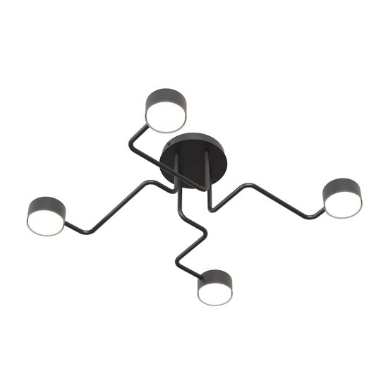 Emibig Emibig ENSO 4 BL - Lampe de plafond moderne et élégante pour tous les espaces