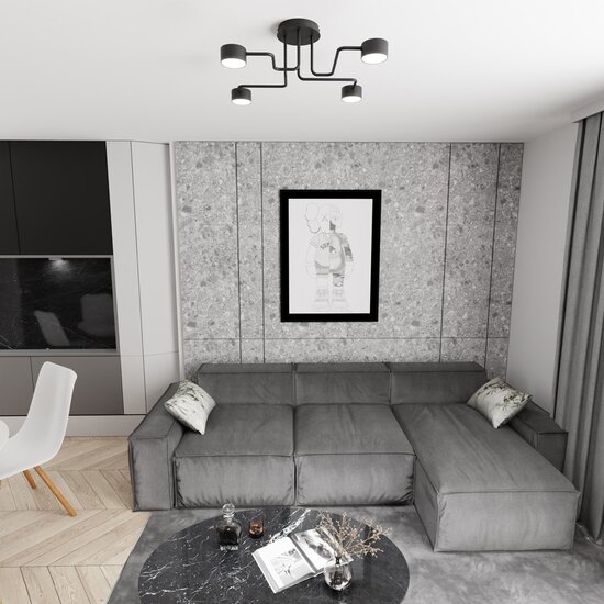 Emibig Emibig ENSO 4 BL - Stilvolle moderne Deckenlampe für jeden Raum