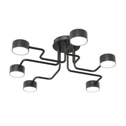 Emibig ENSO 6 BL - Moderne plafondlamp