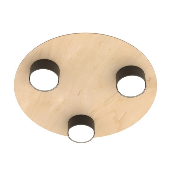 Emibig Emibig KAIRO 3 BL GRAFIT - Modern ceiling lamp for any space