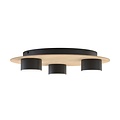 Emibig Emibig KAIRO 3 BL GRAFIT - Modern ceiling lamp for any space