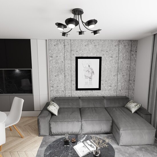 Emibig Emibig STILO 1 BL - Lampe de plafond moderne pour tous les espaces